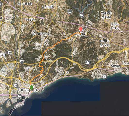 Mapa Tarragona El Catllar